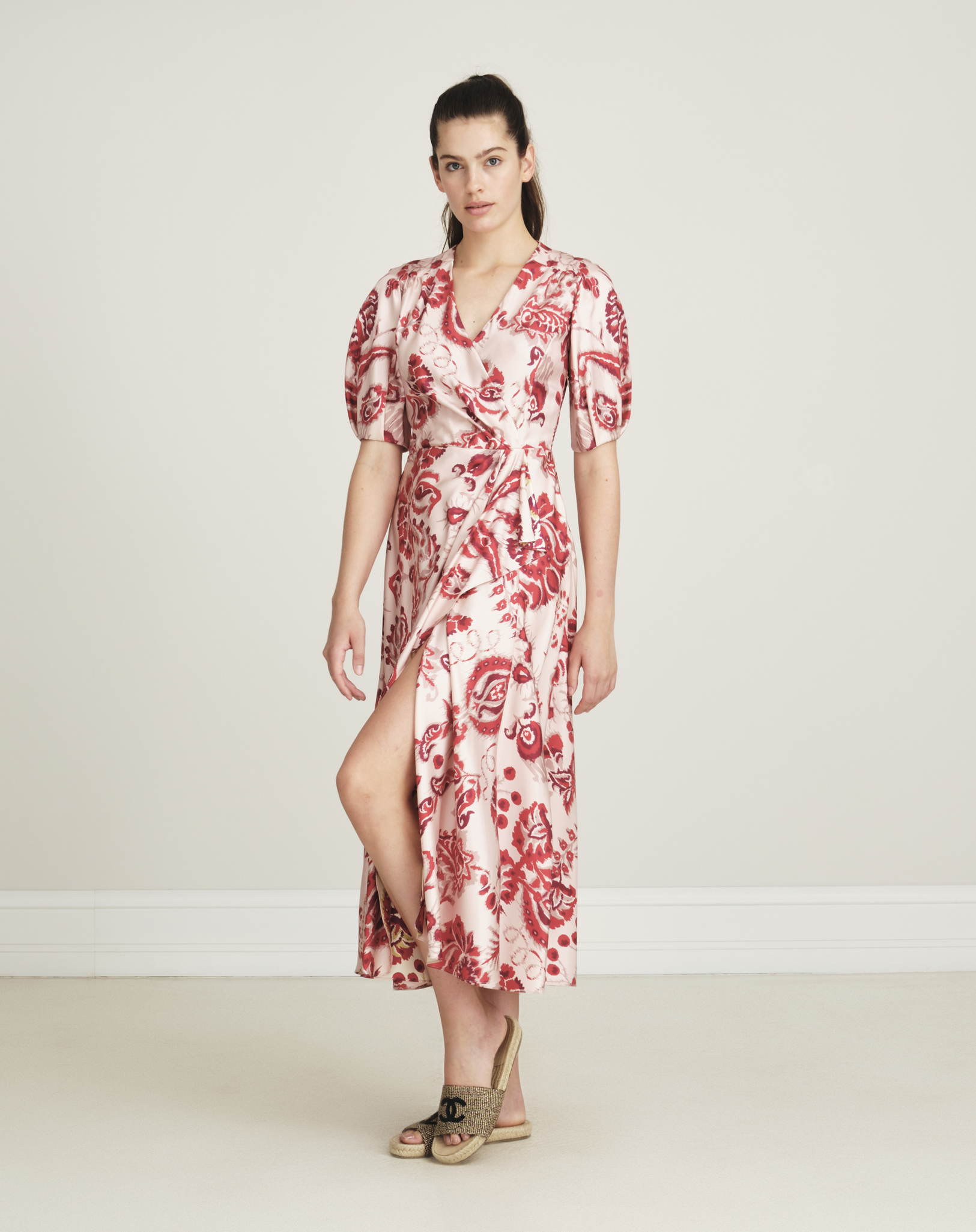 Etro - Carole Paisley / Print Silk Wrap Dress IT42